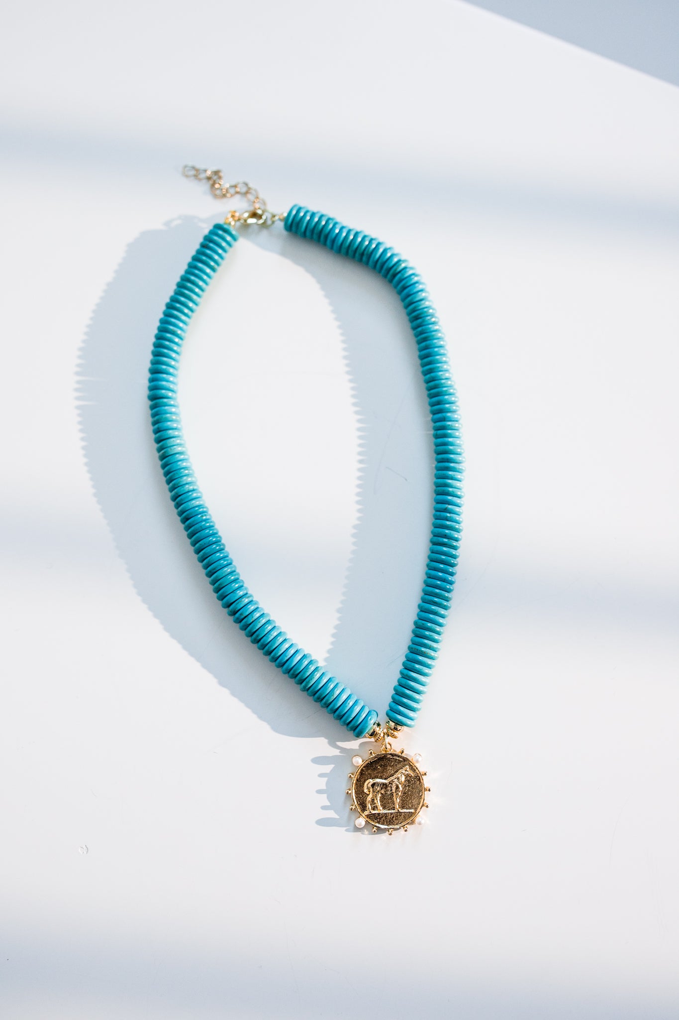 Horse Girl Turquoise Necklace