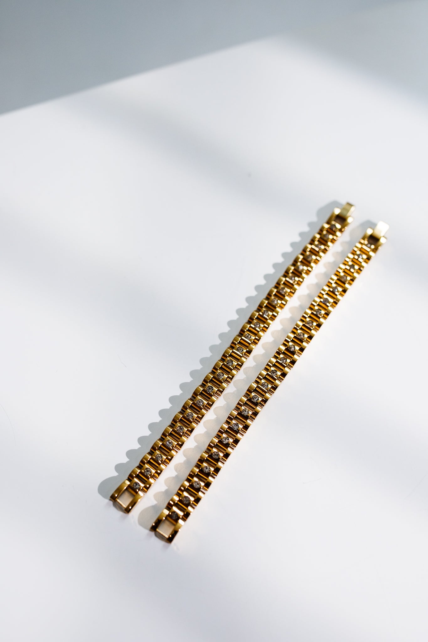 Gold and Diamond Watch Band