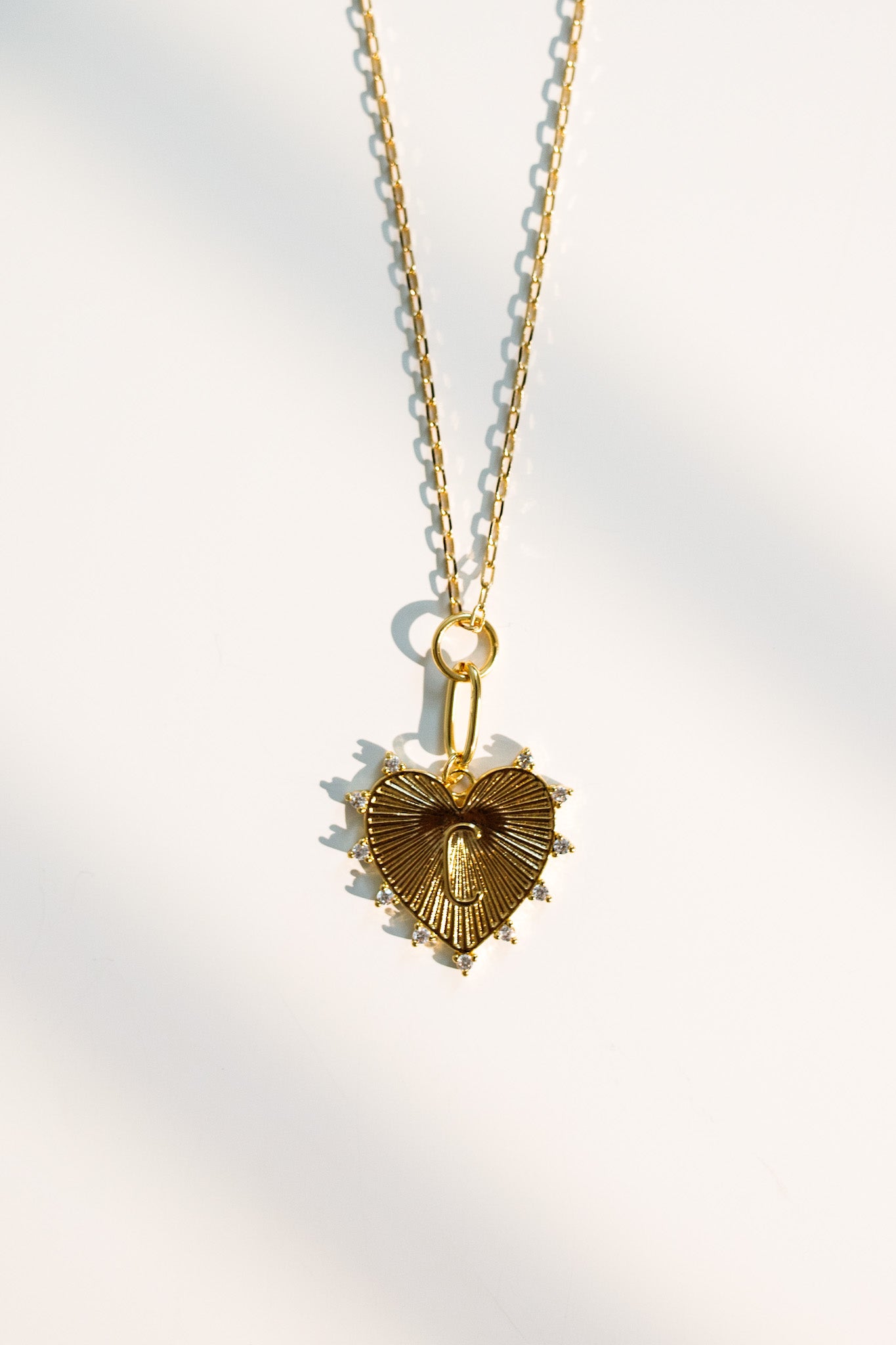 Initial Heart Necklace