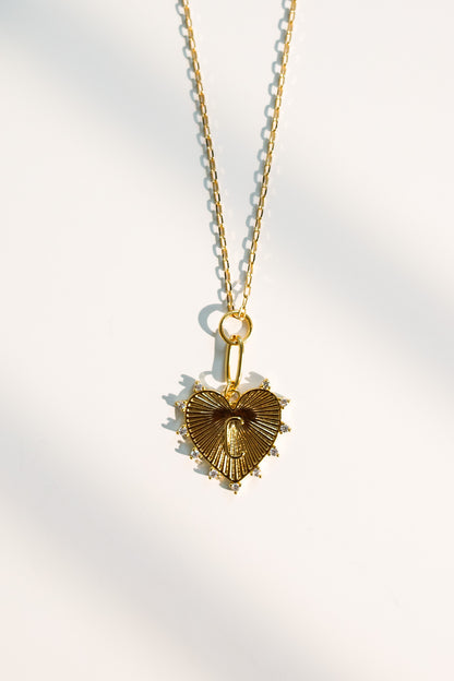 Initial Heart Necklace