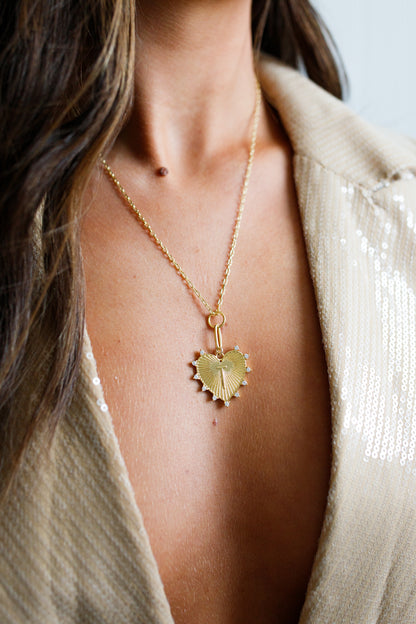Initial Heart Necklace