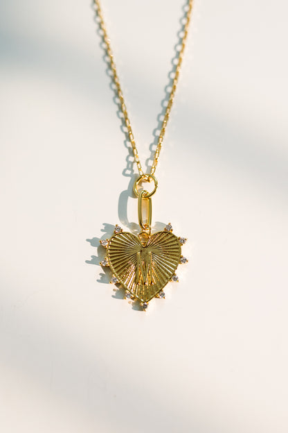 Initial Heart Necklace