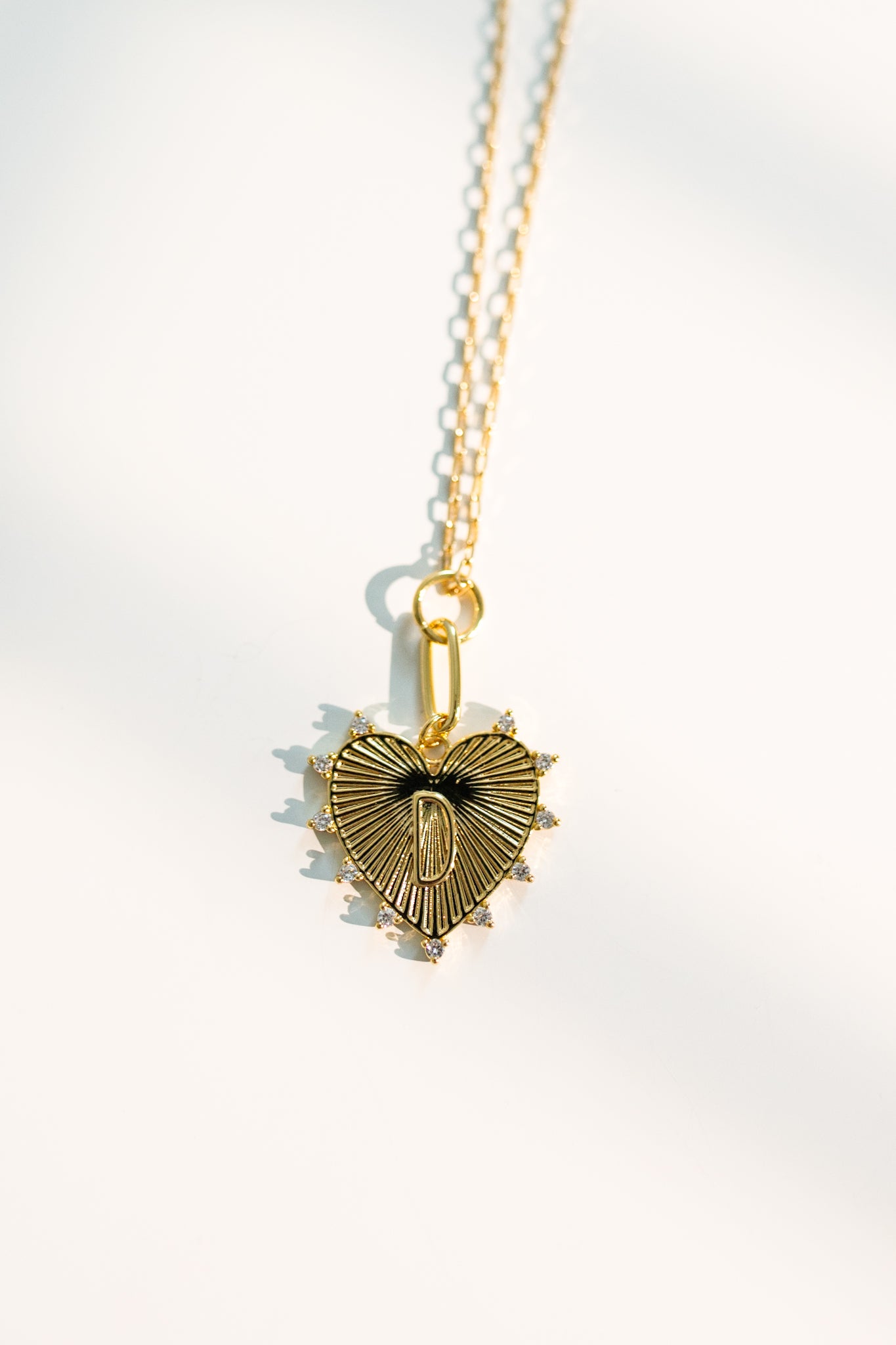 Initial Heart Necklace