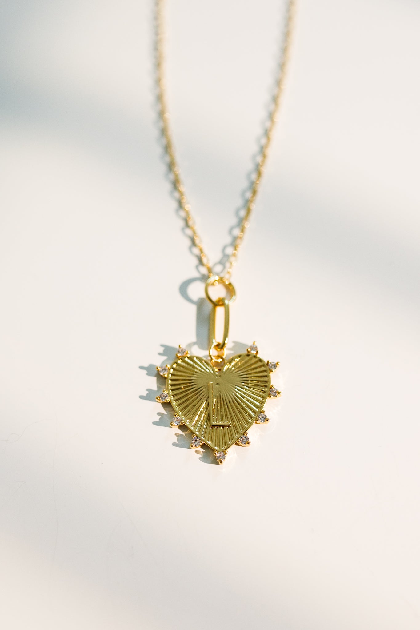 Initial Heart Necklace
