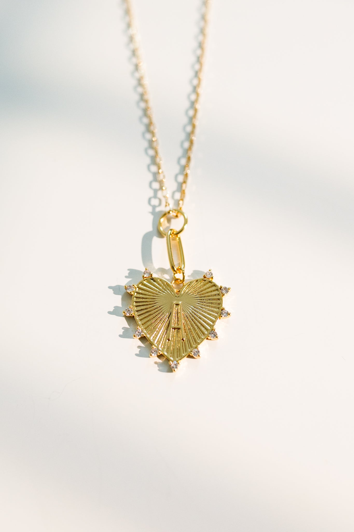 Initial Heart Necklace