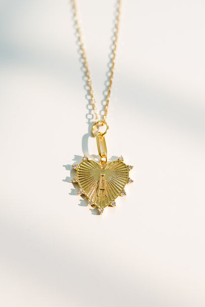 Initial Heart Necklace