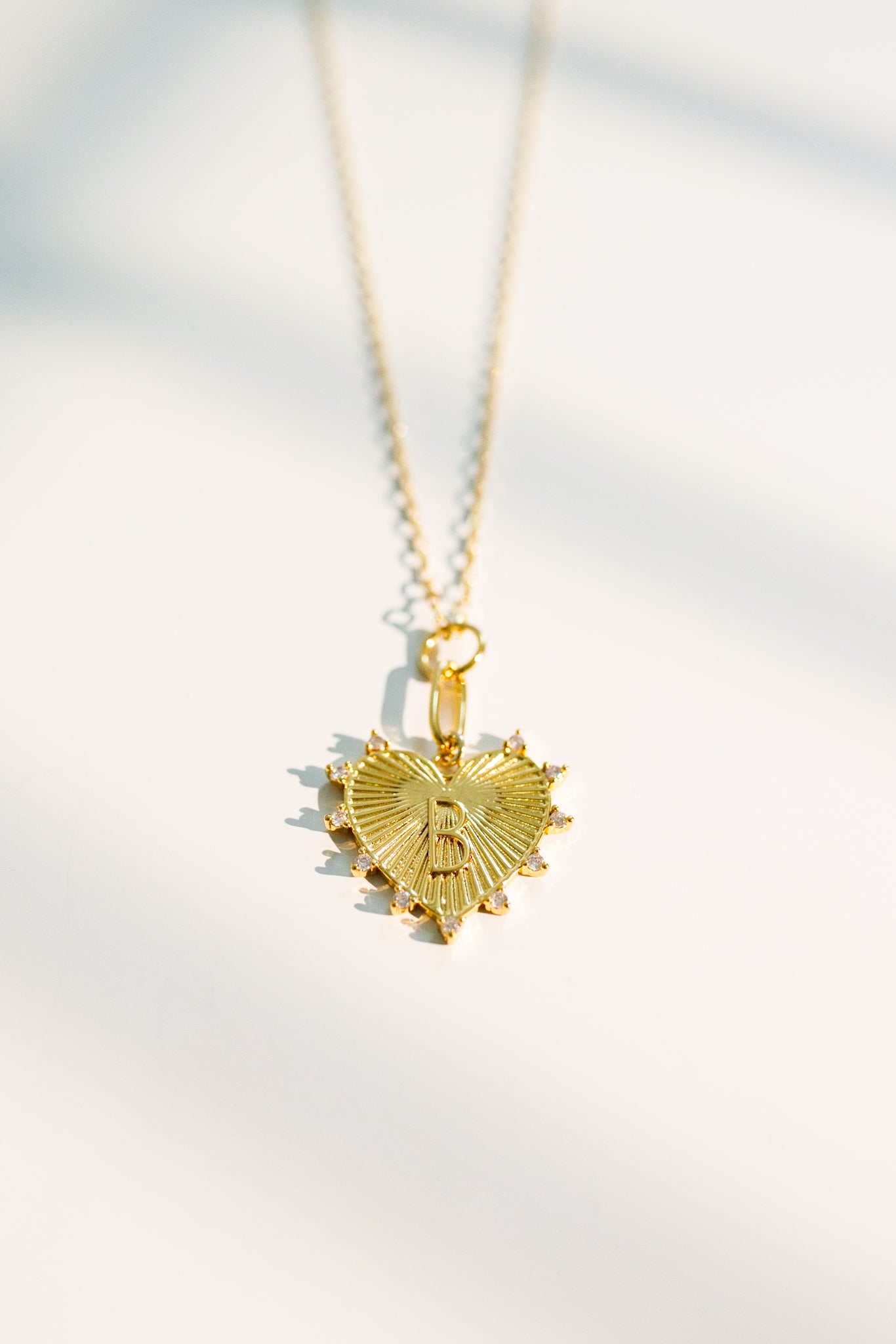 Initial Heart Necklace
