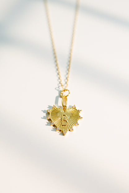 Initial Heart Necklace