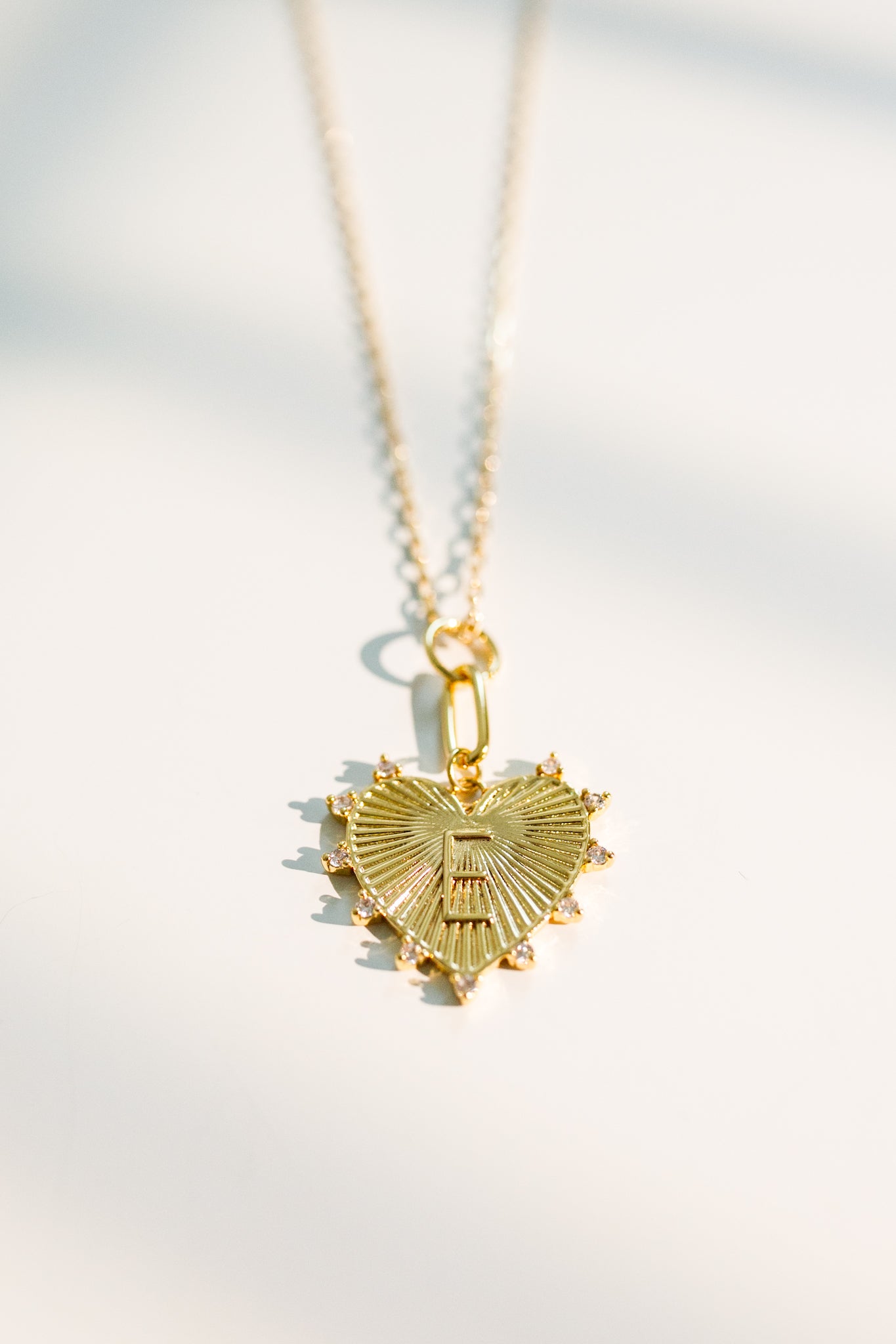 Initial Heart Necklace