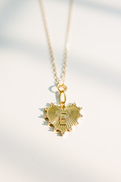 Initial Heart Necklace