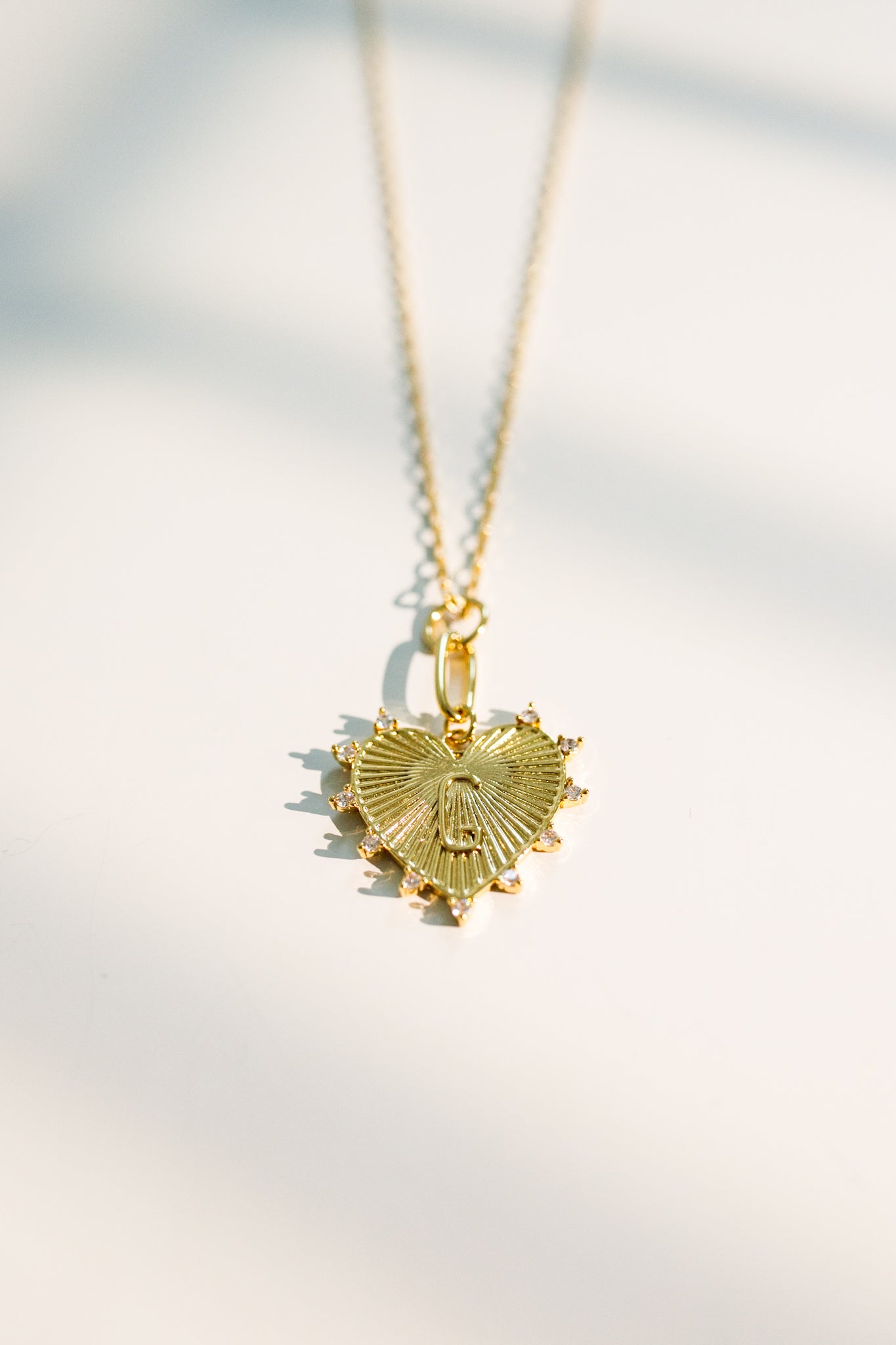 Initial Heart Necklace