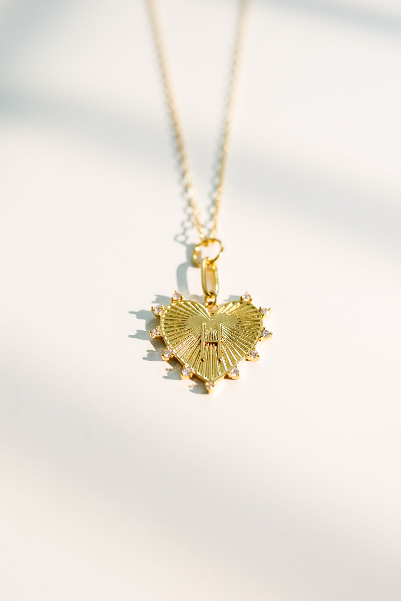 Initial Heart Necklace
