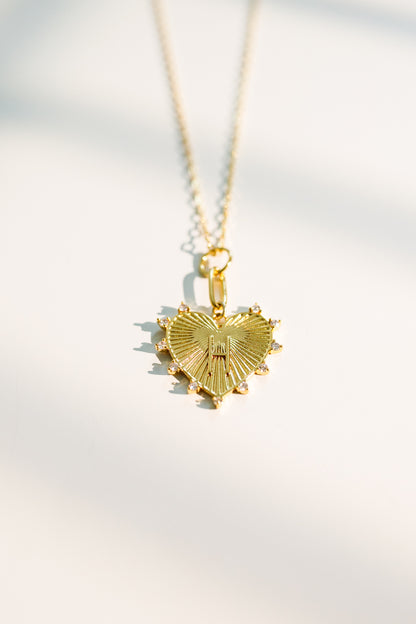 Initial Heart Necklace