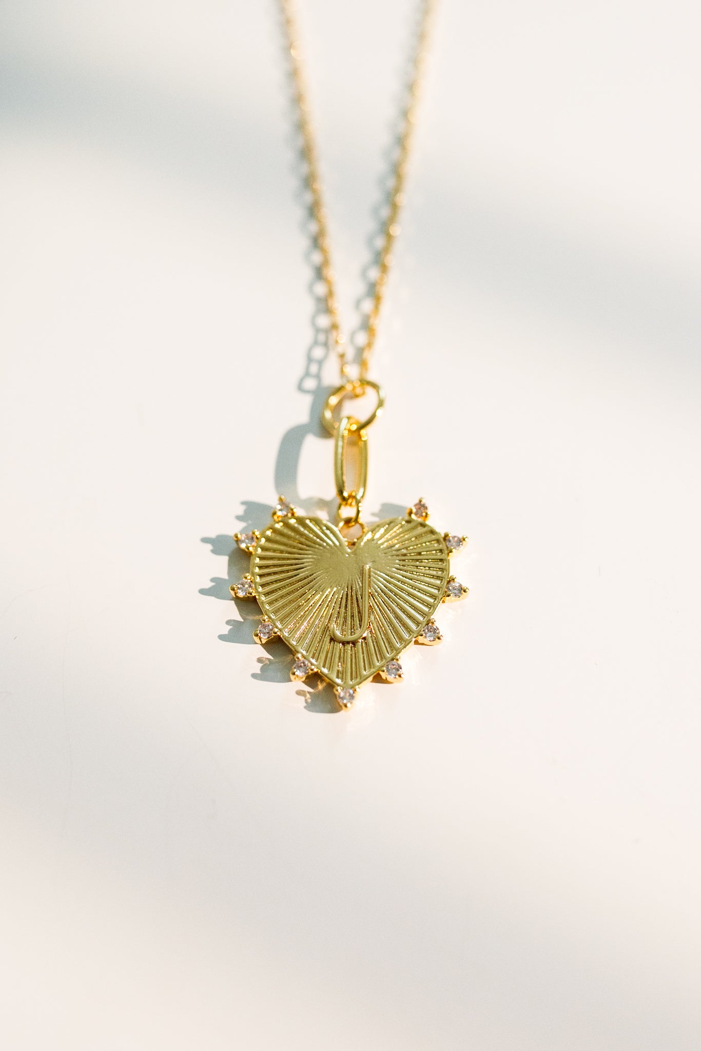 Initial Heart Necklace