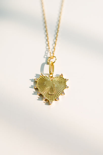 Initial Heart Necklace
