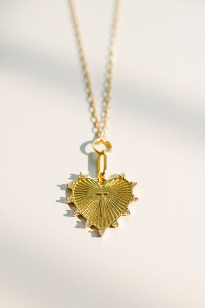 Initial Heart Necklace