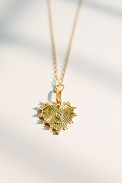 Initial Heart Necklace