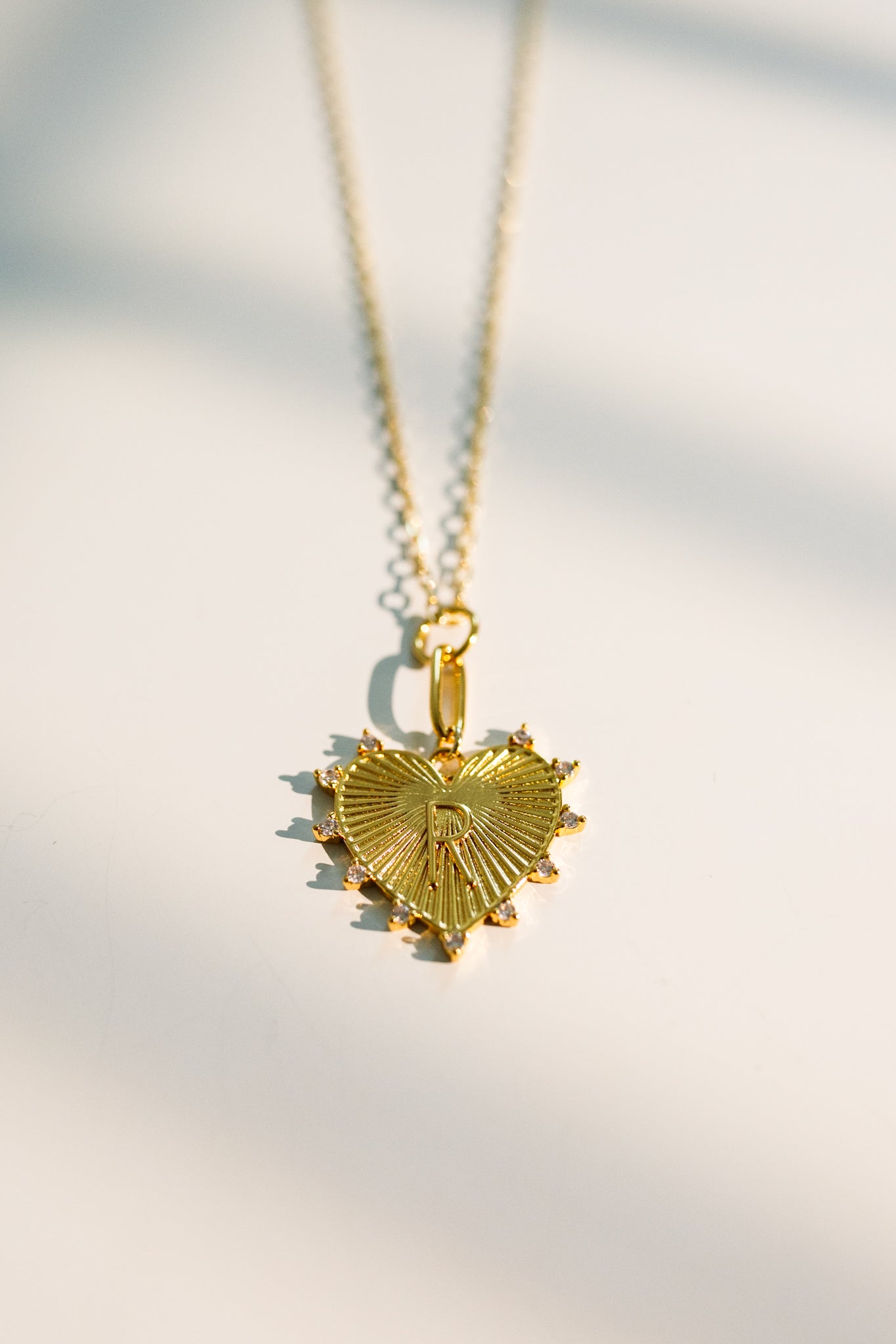 Initial Heart Necklace