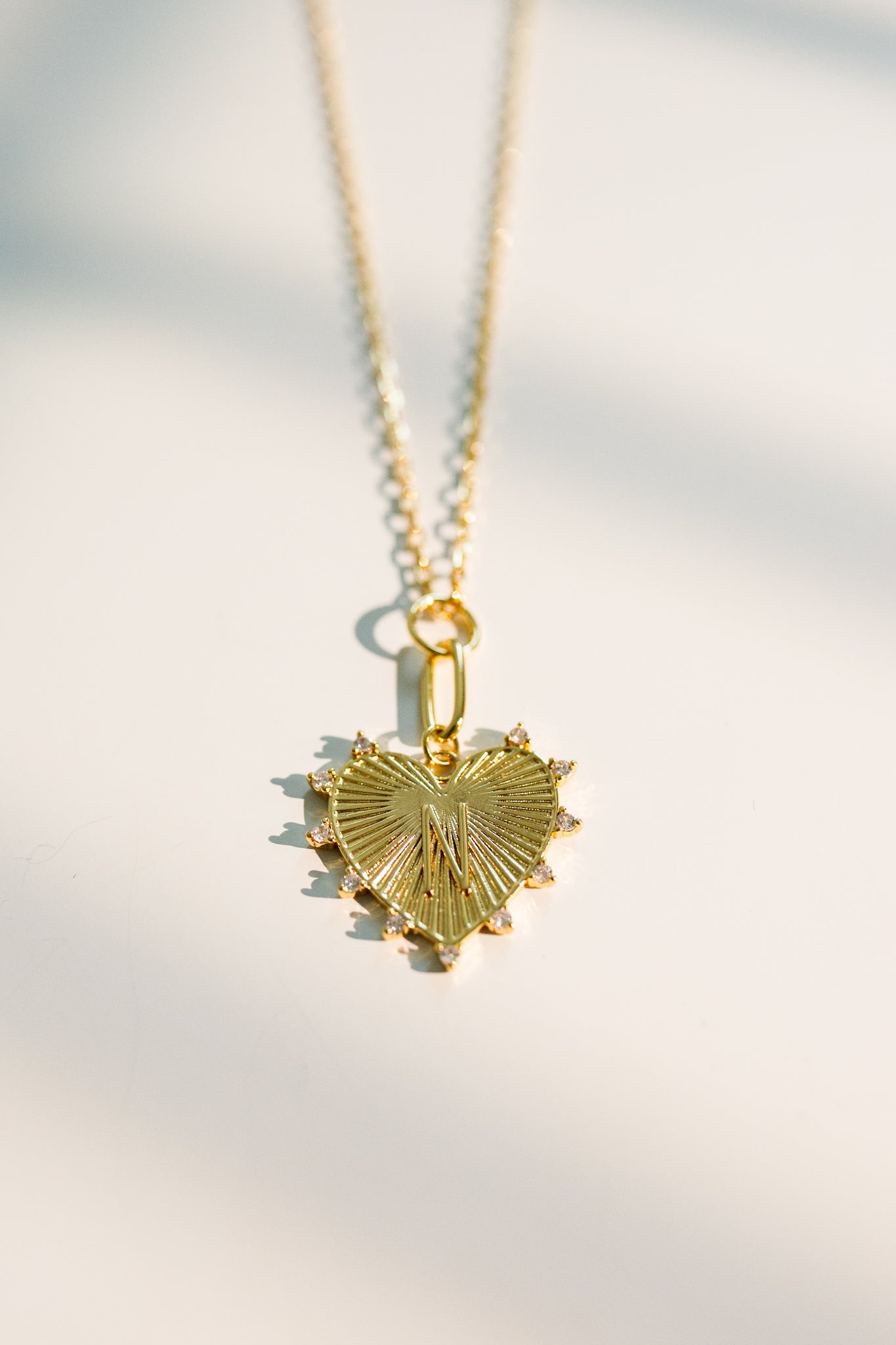 Initial Heart Necklace